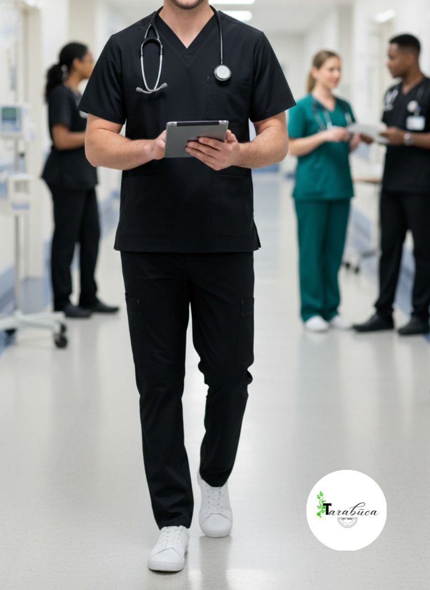 BASIC 4 WAY SCRUB BLACK